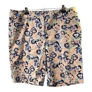 Talbots Perfect Floral Bermuda Shorts